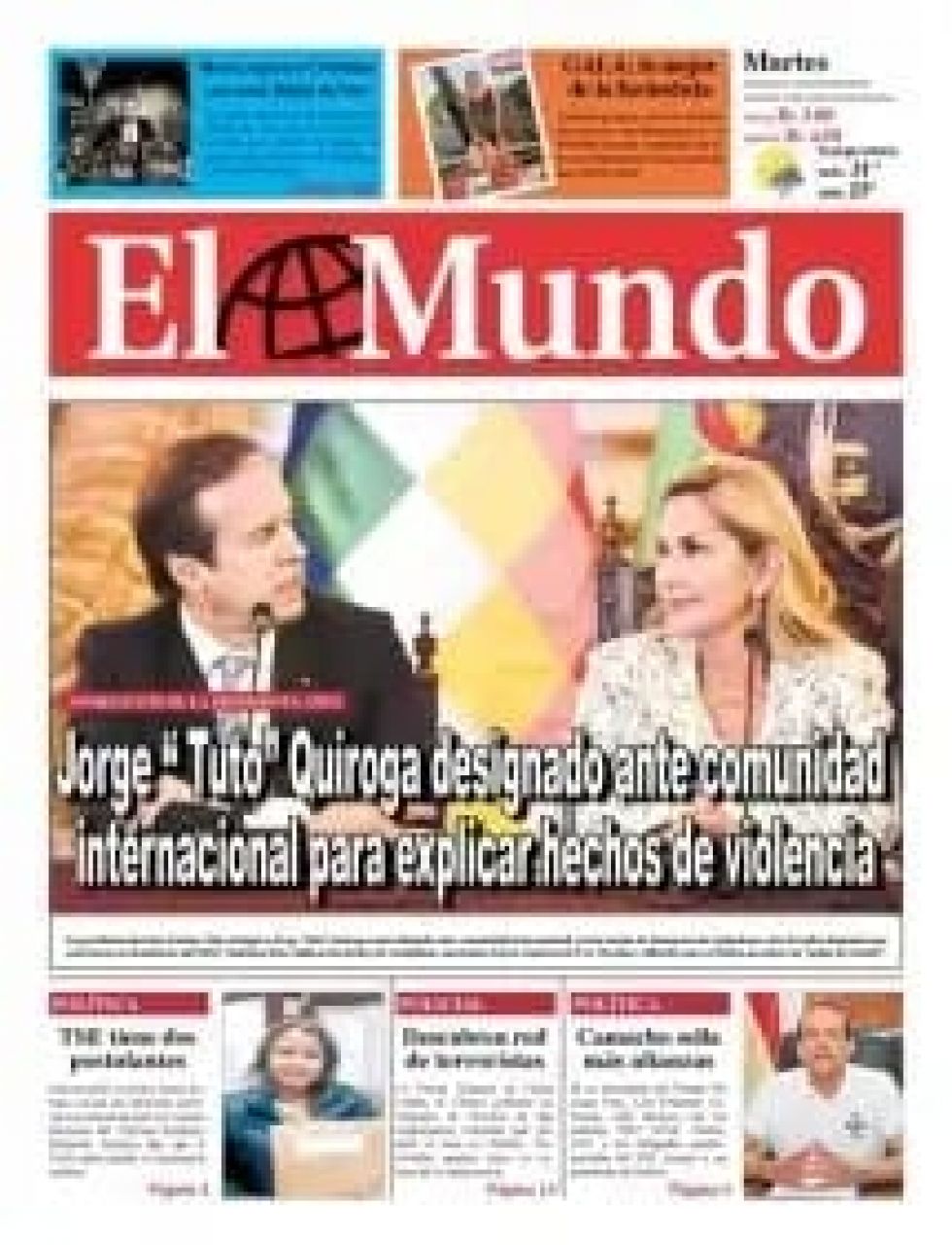 El Mundo, Santa Cruz.