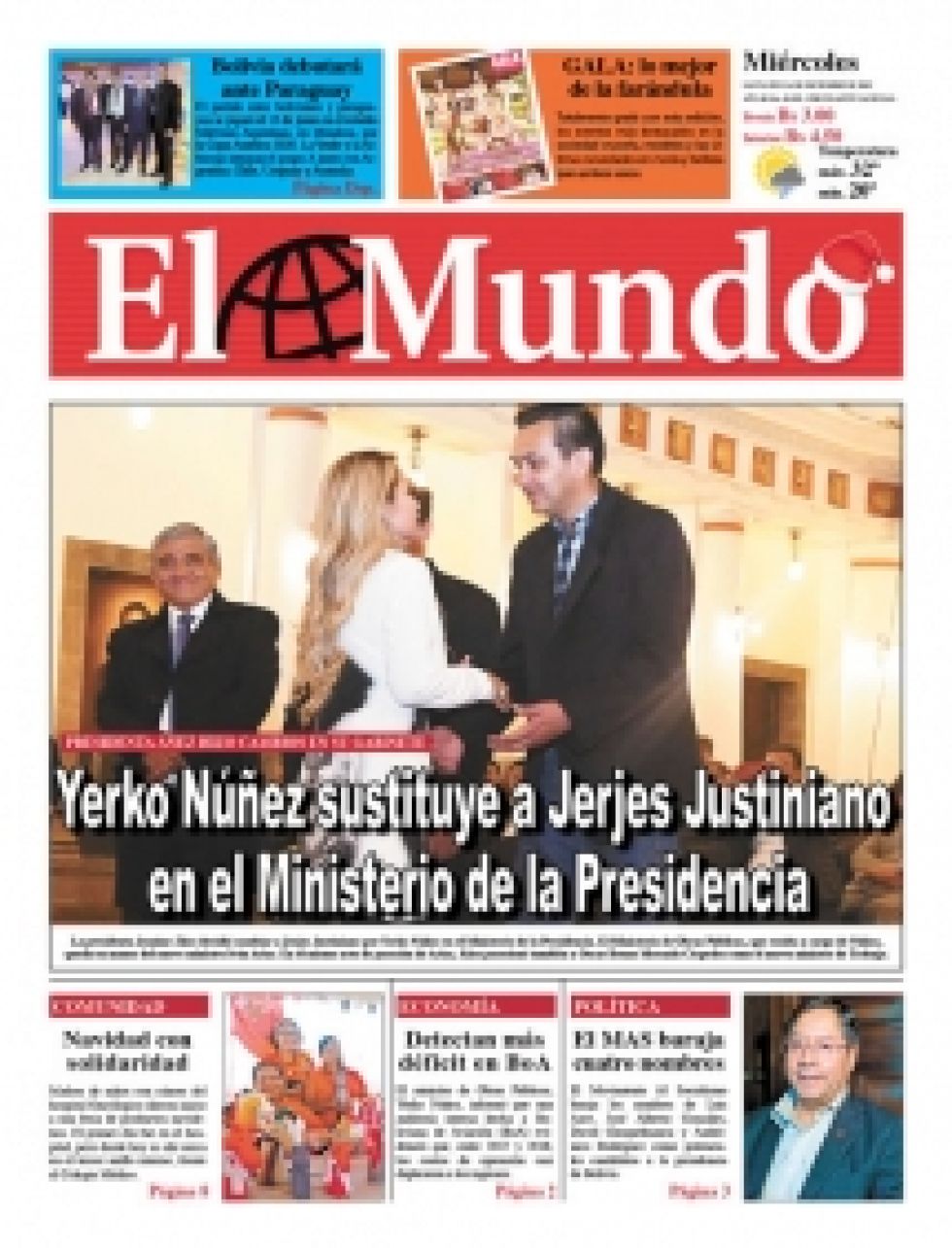 El Mundo, Santa Cruz.