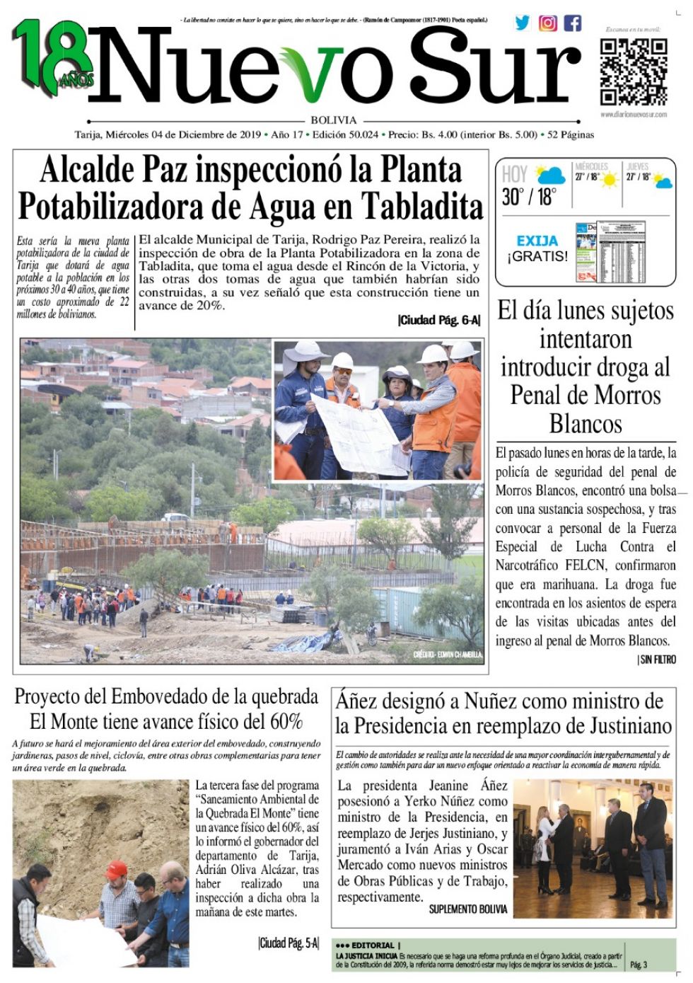 Nuevo Sur, Tarija.