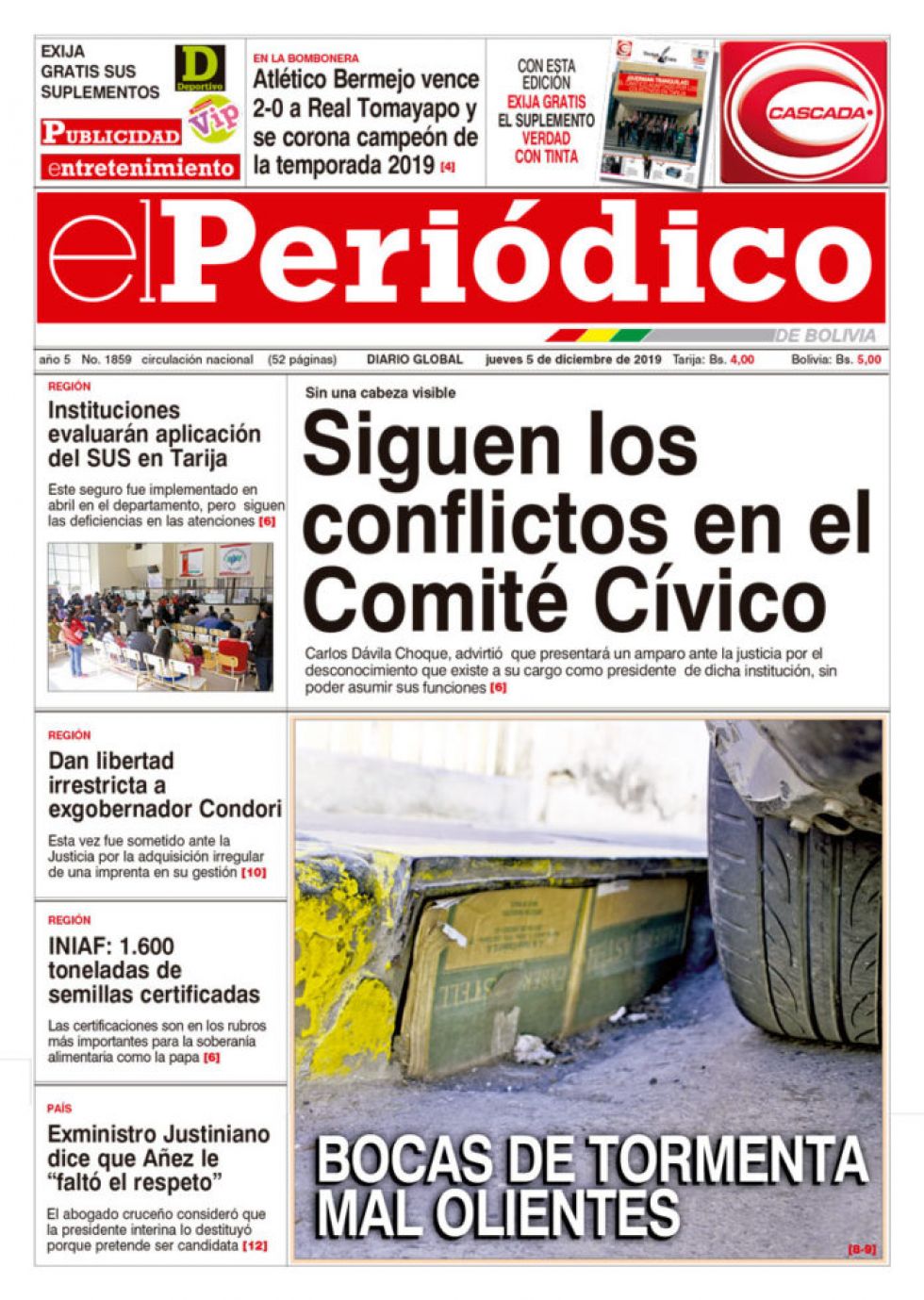 El Periódico, Tarija.