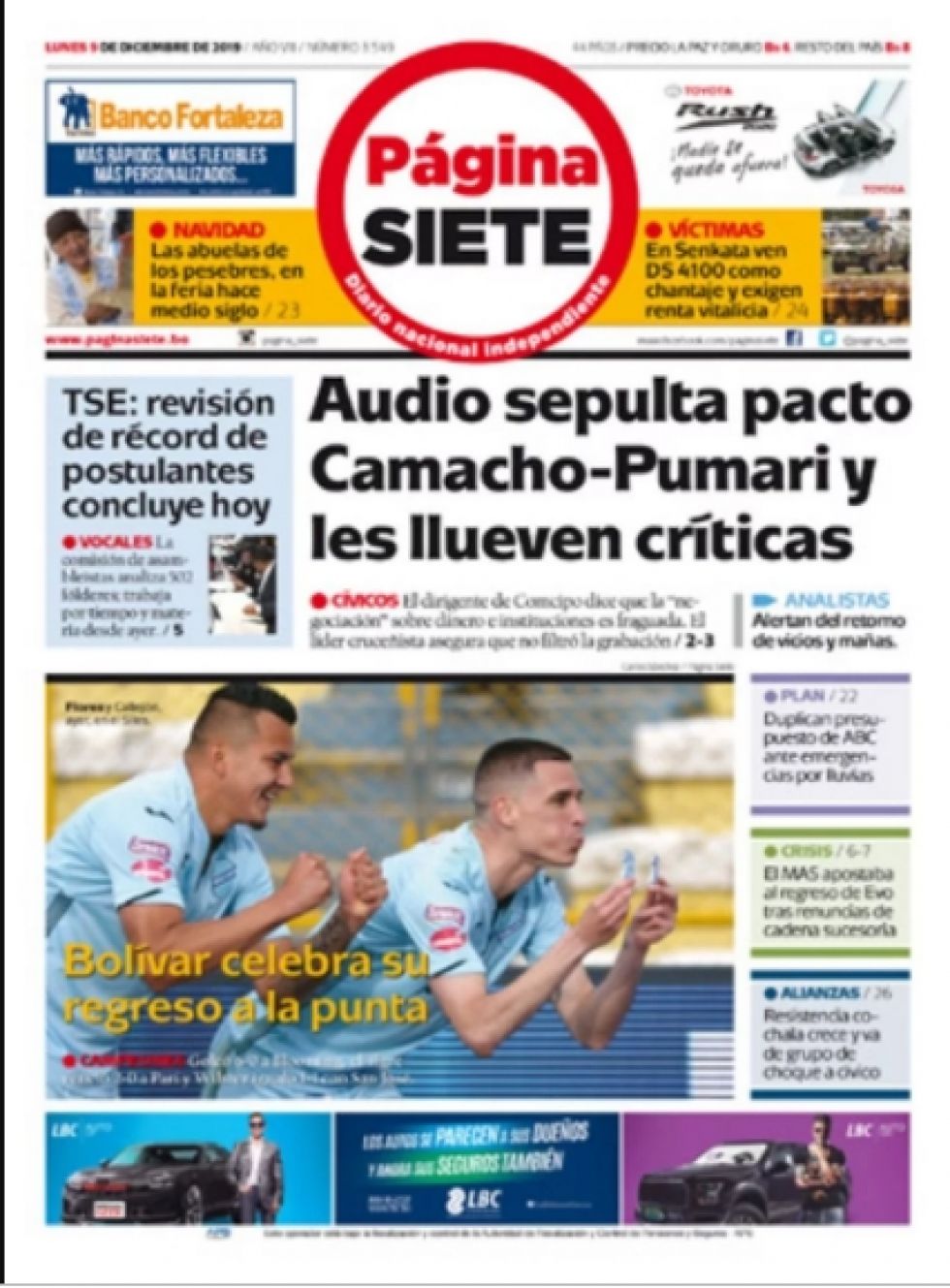 Página Siete, La Paz.