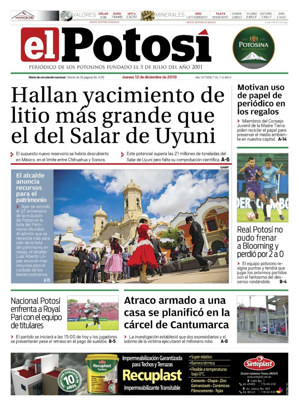 El Potosí.