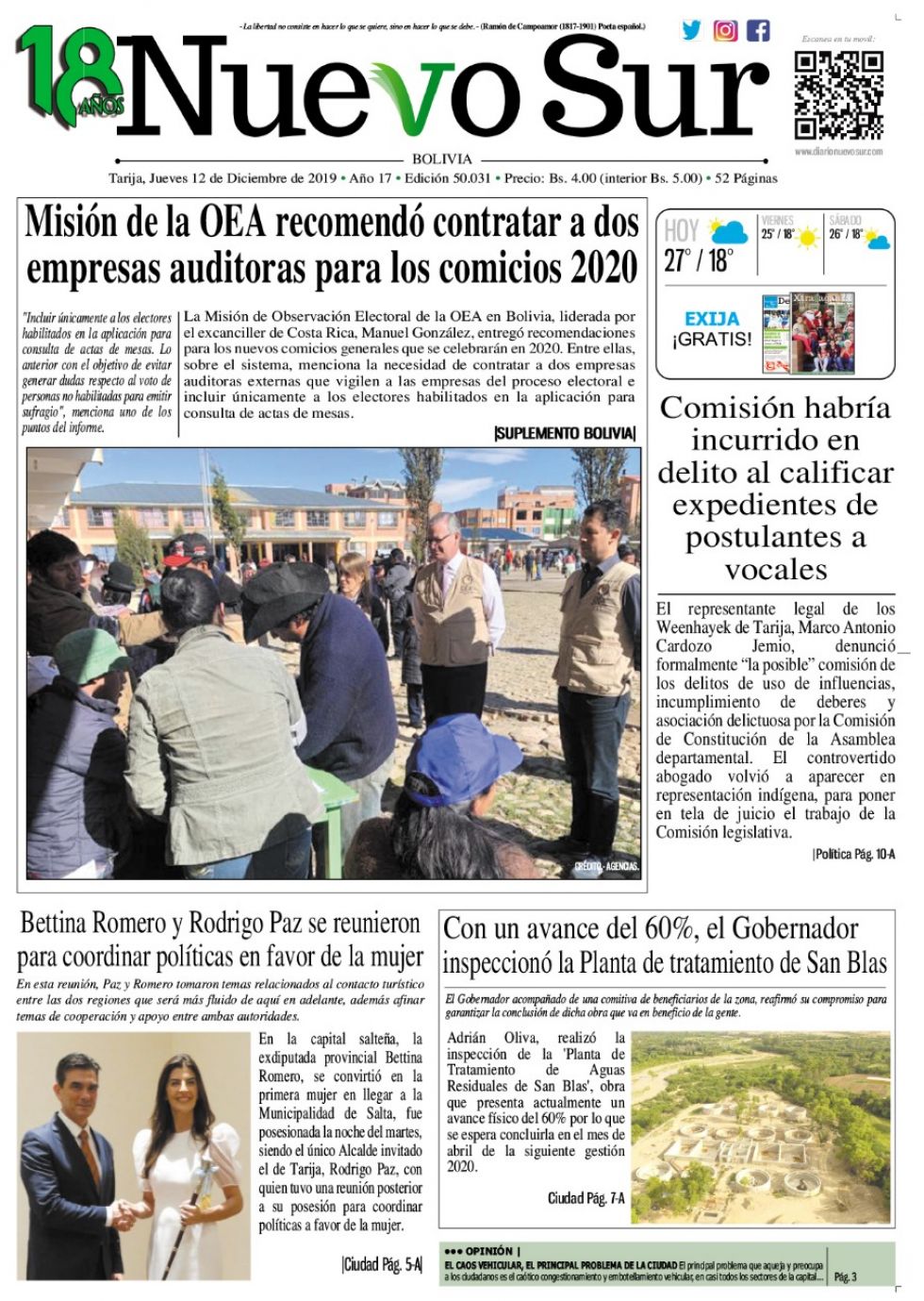 Nuevo Sur, Tarija.