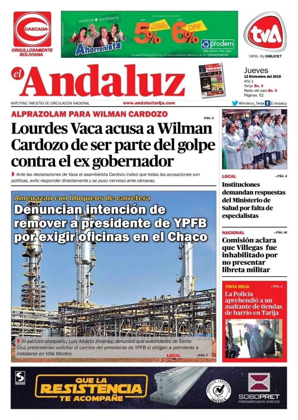El Andaluz, Tarija.