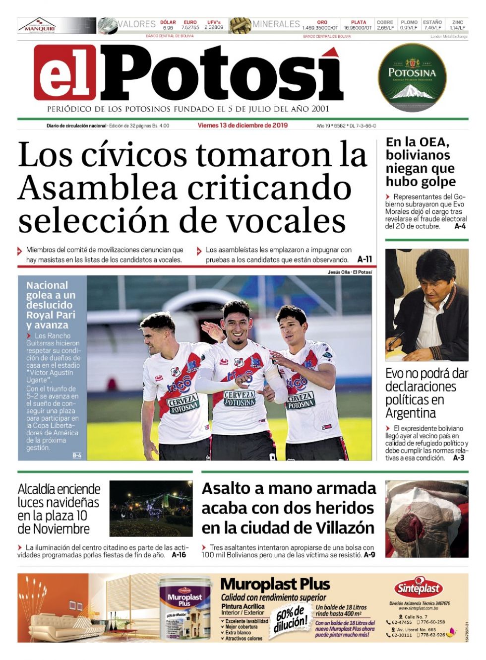 El Potosí.
