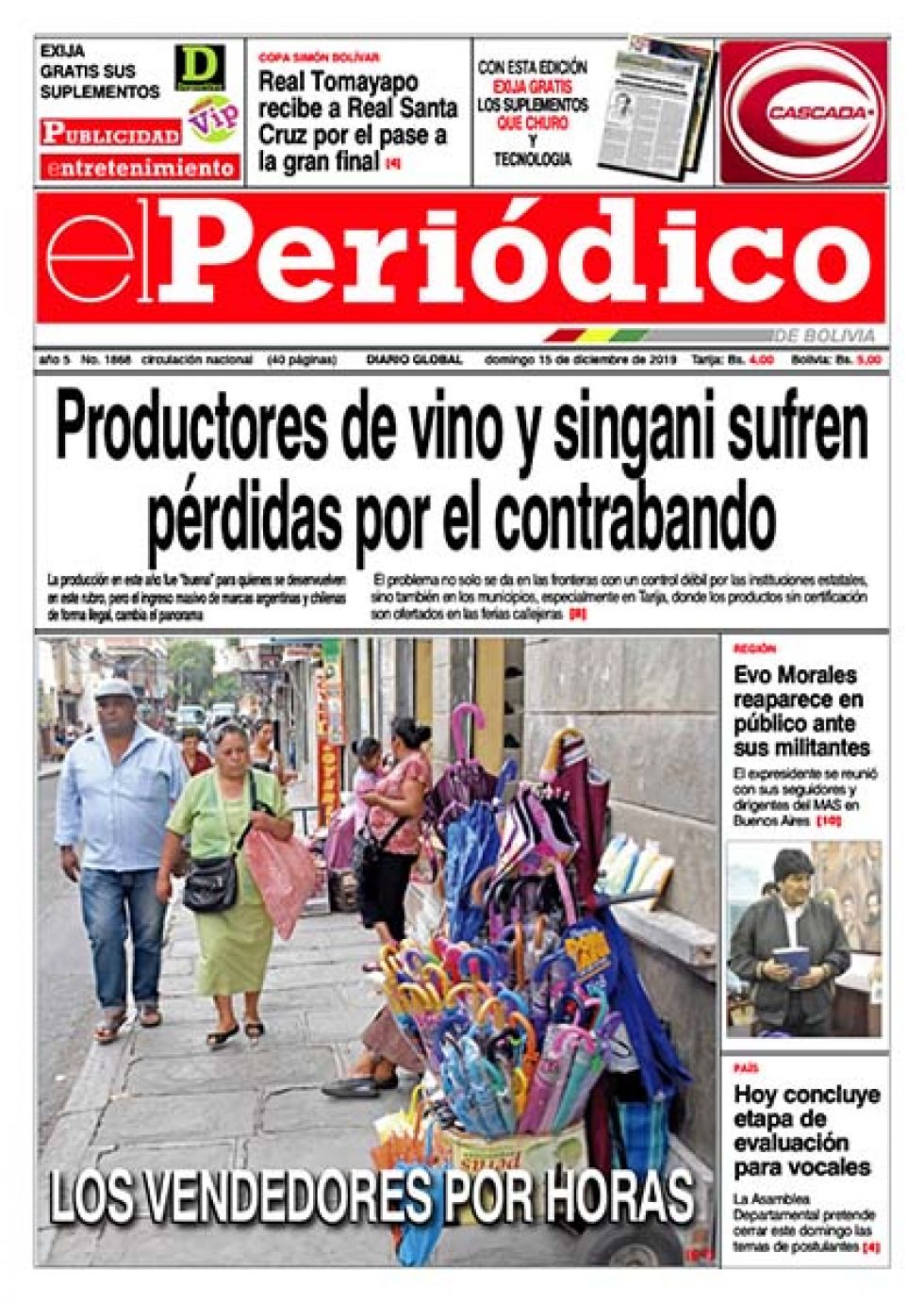 El Periódico, Tarija.