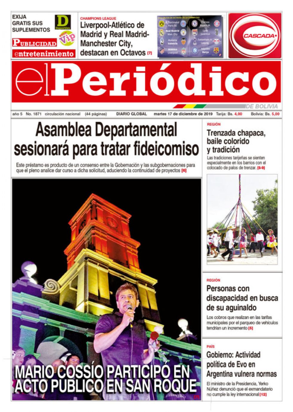 El Periódico, Tarija.
