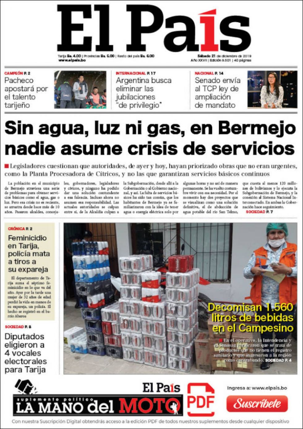 El País, Tarija.