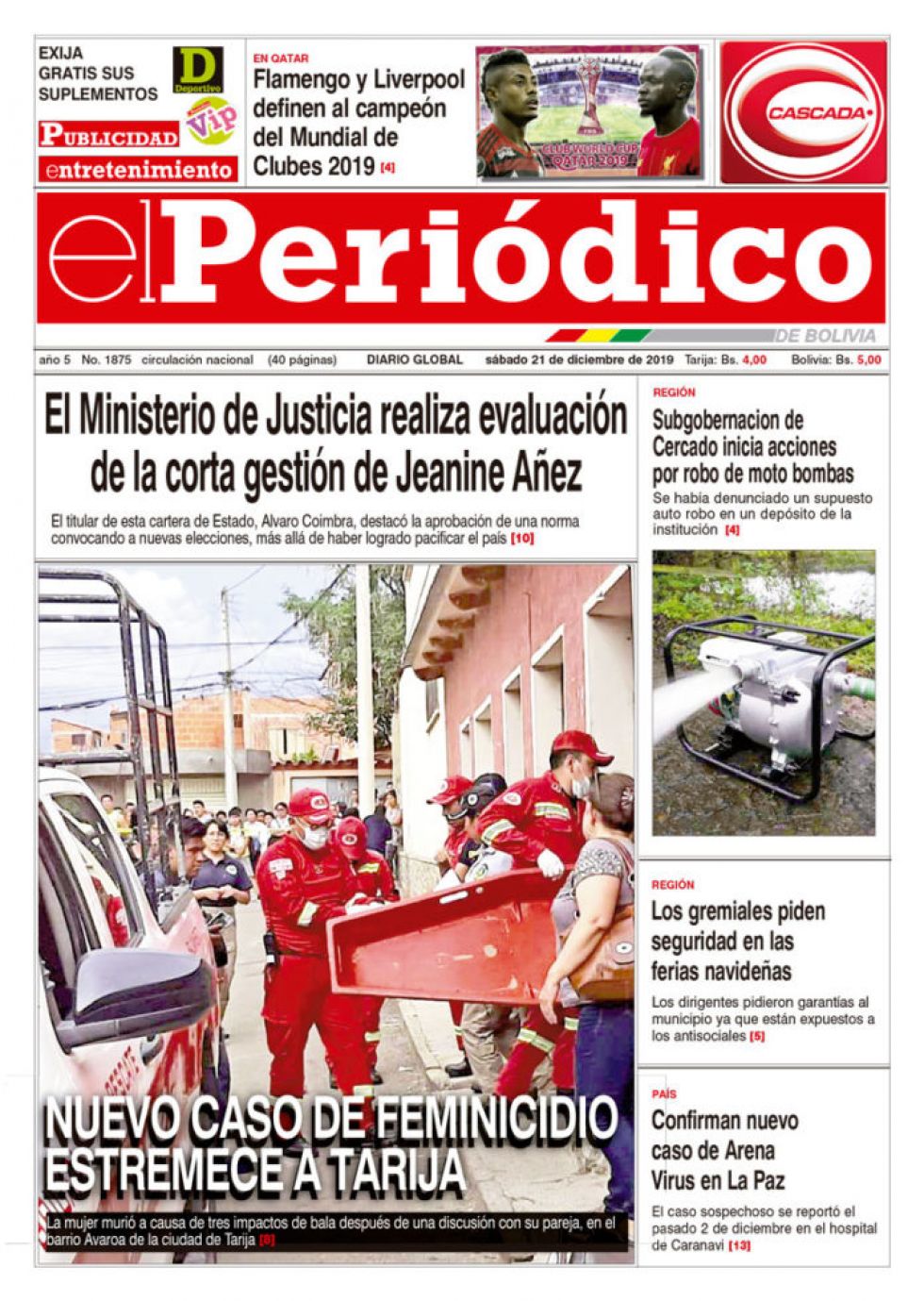 El Periódico, Tarija.