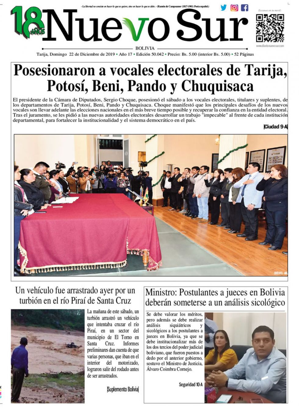 Nuevo Sur, Tarija.
