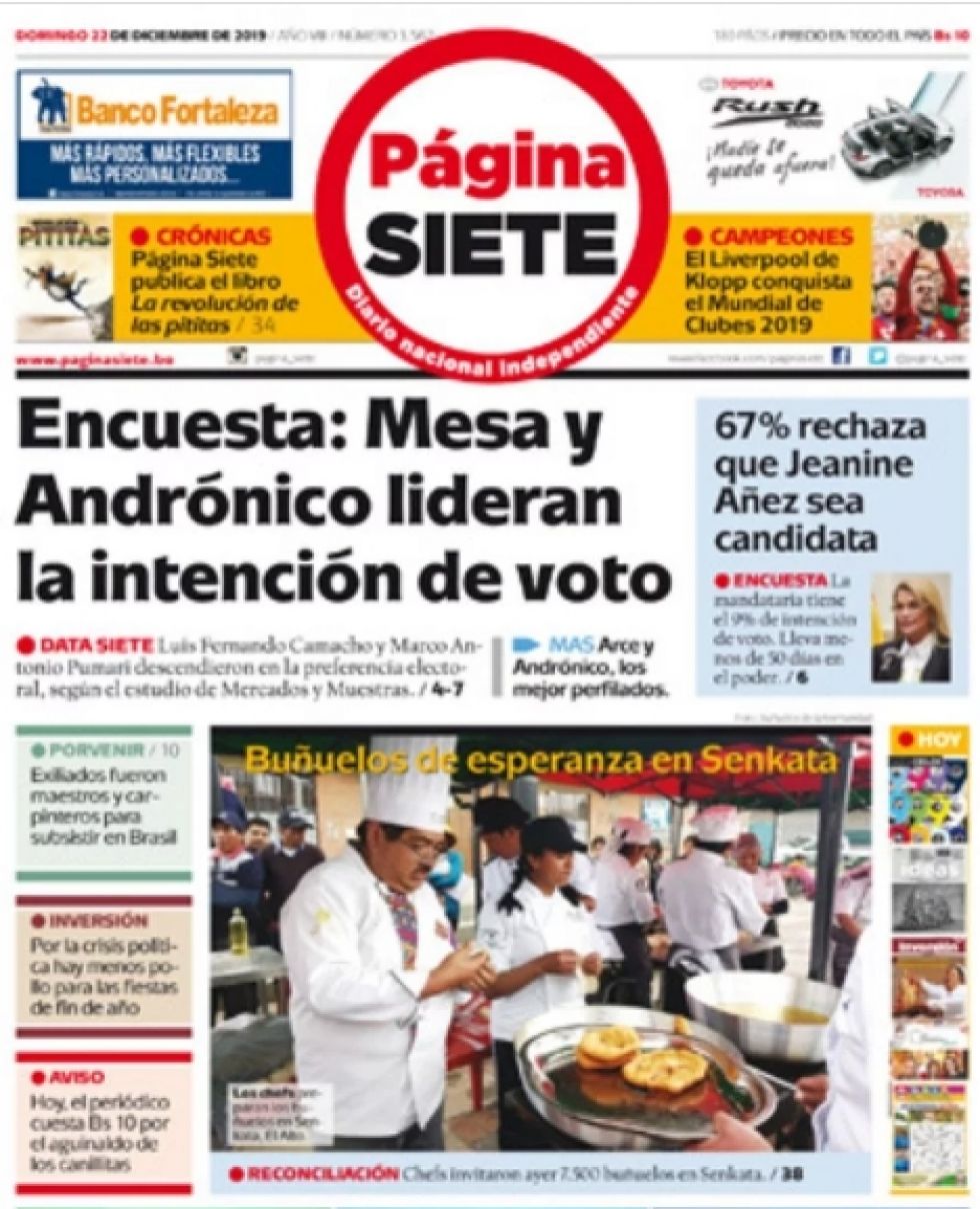Página Siete, La Paz.