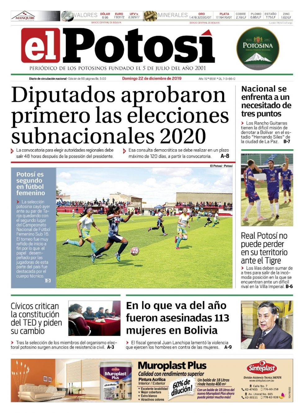 El Potosí.