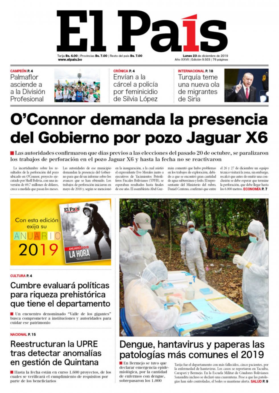 El País, Tarija.