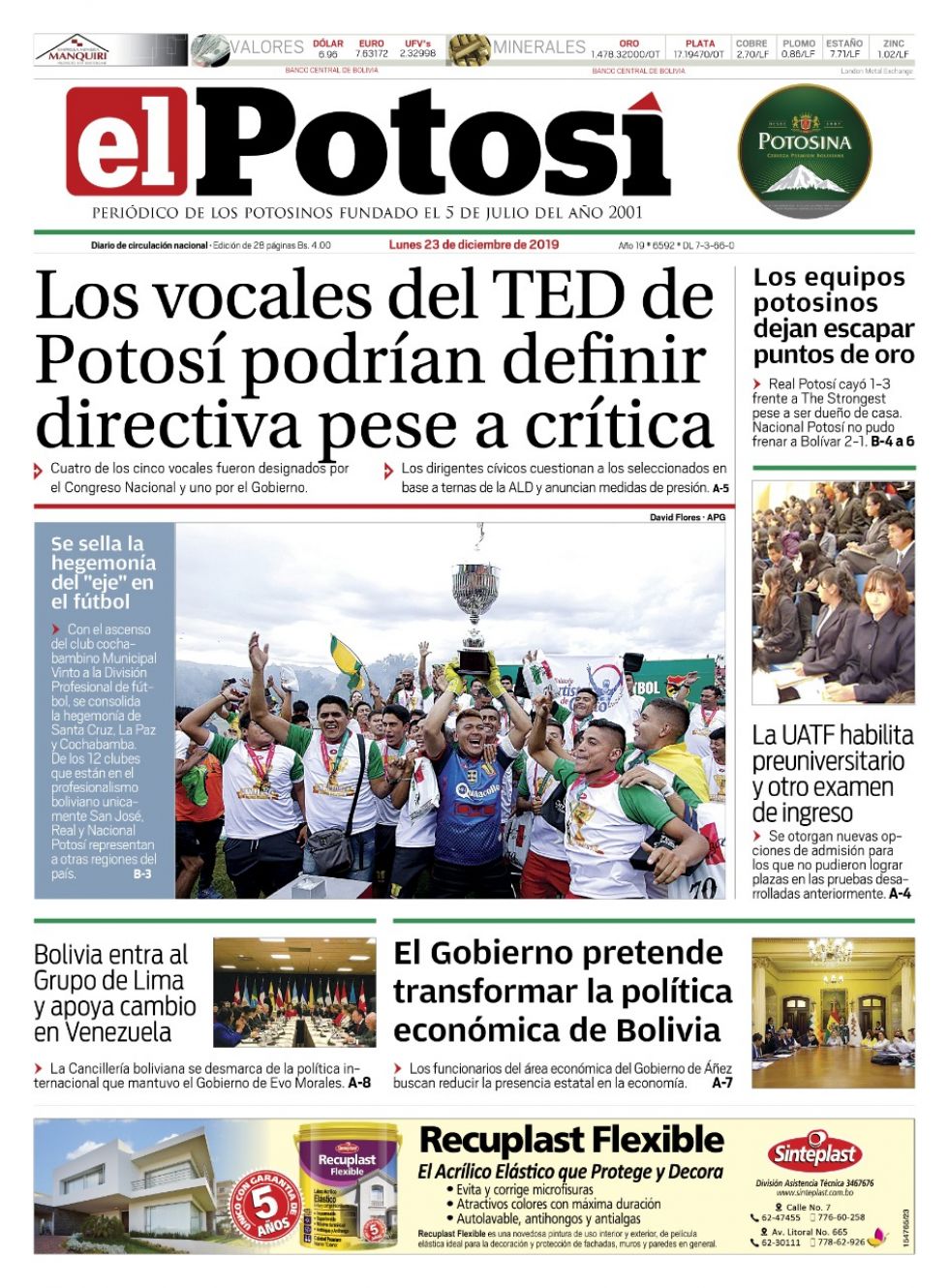 El Potosí.