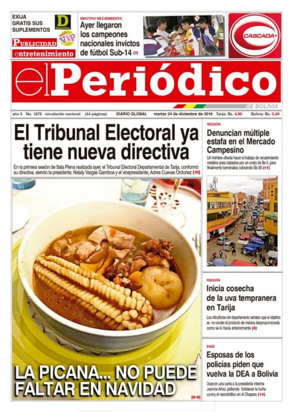 El Periódico, Tarija.