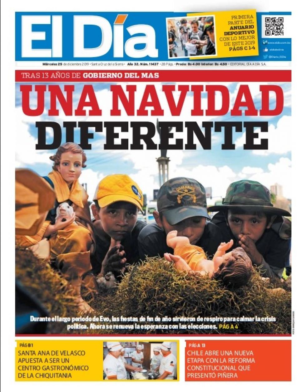 El Día, Santa Cruz.