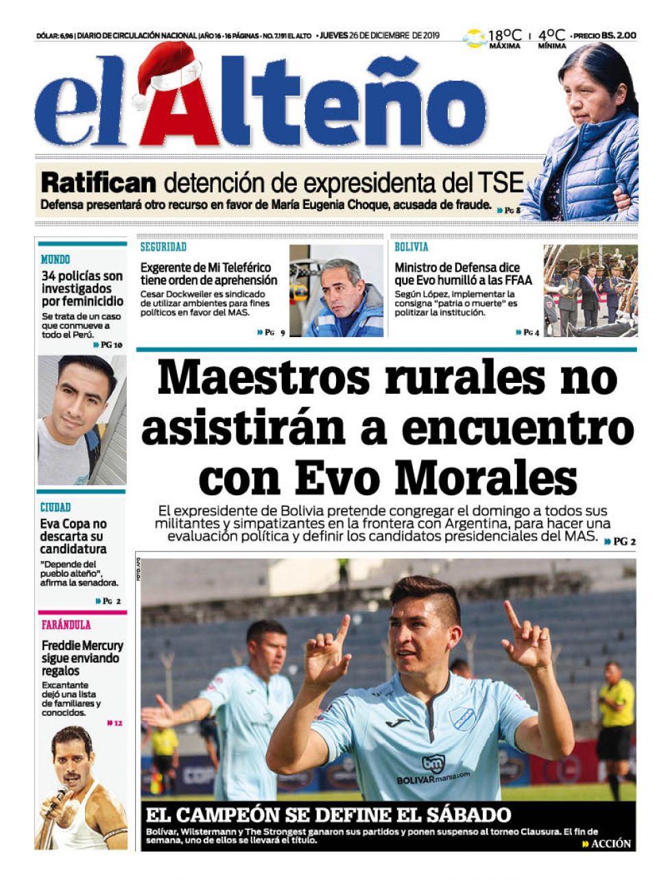 El Alteño, El Alto.
