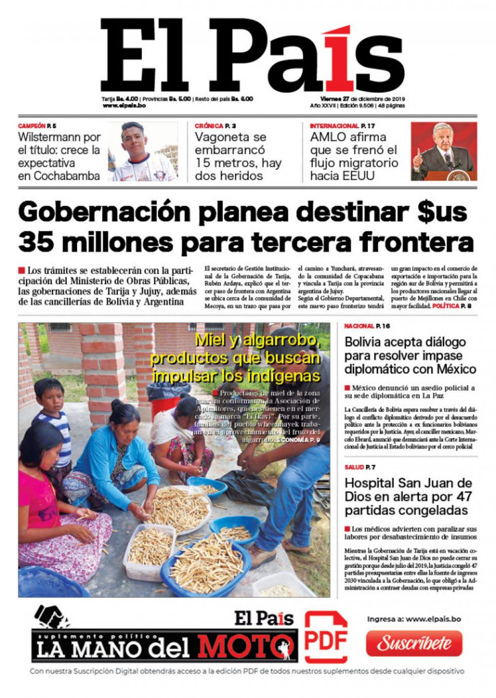 El País, Tarija.