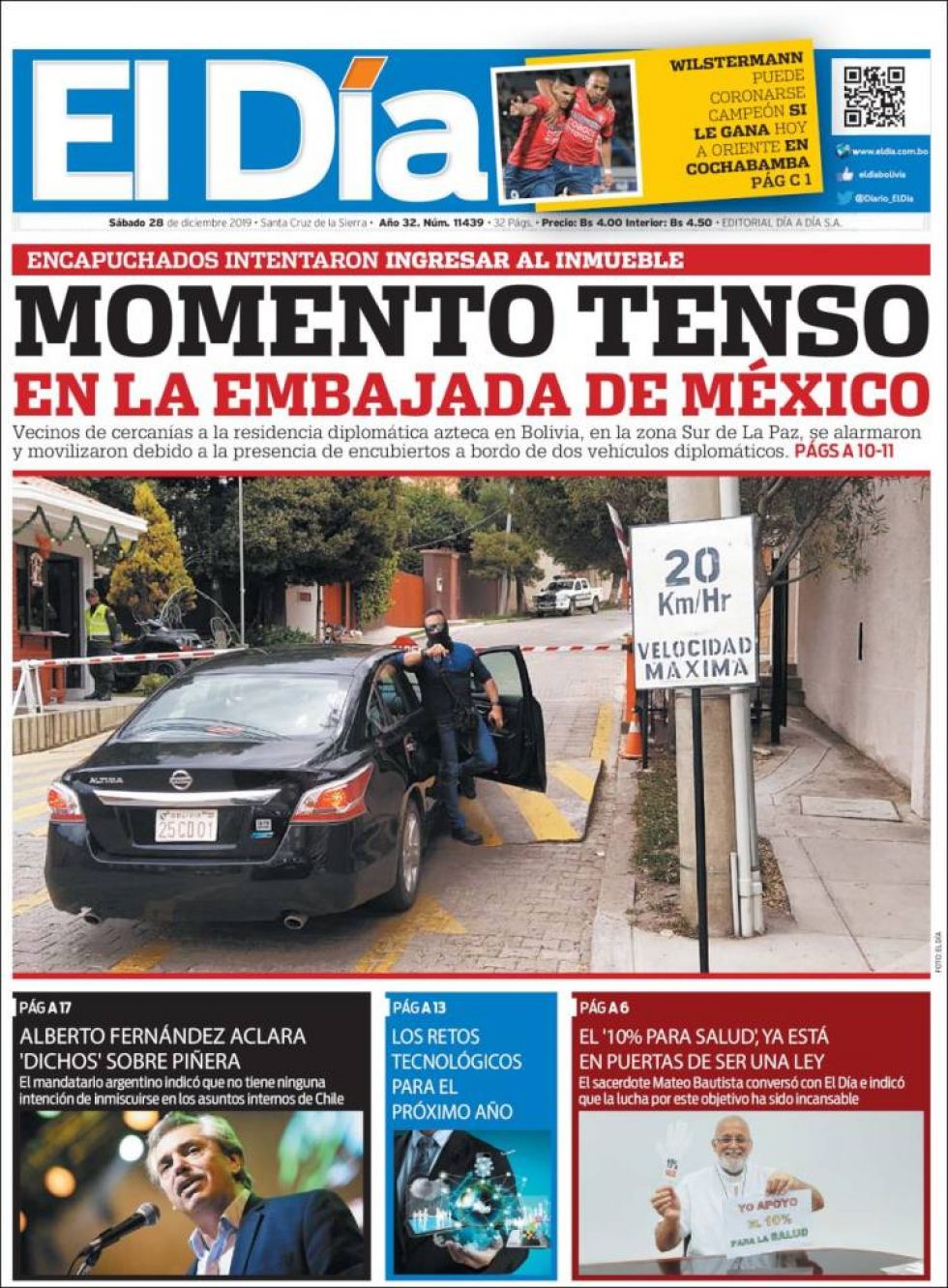 El Día, Santa Cruz.