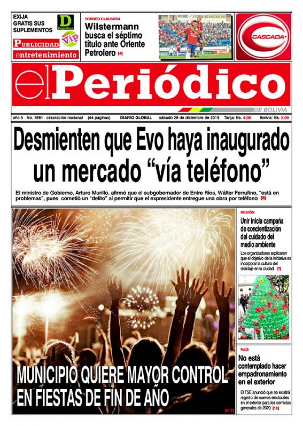 El Periódico, Tarija.