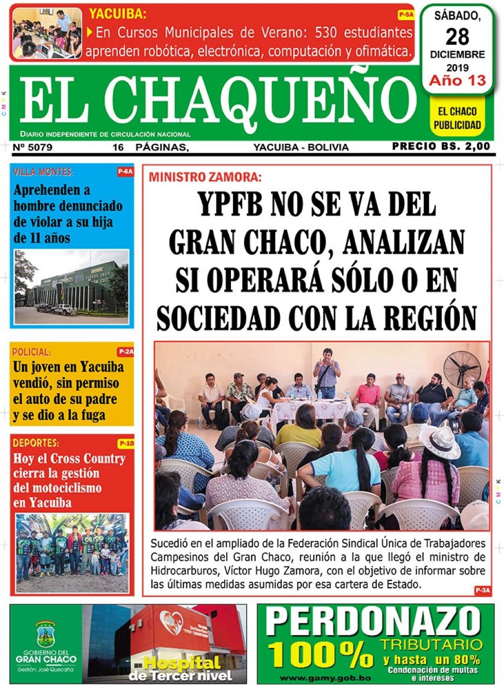 El Chaqueño, Tarija.