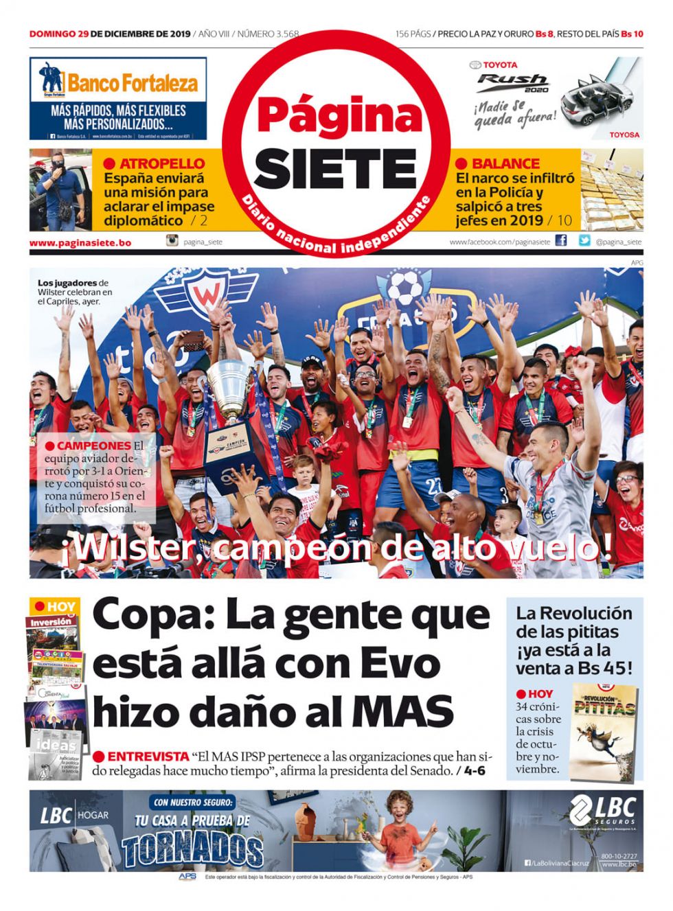 Página Siete, La Paz.