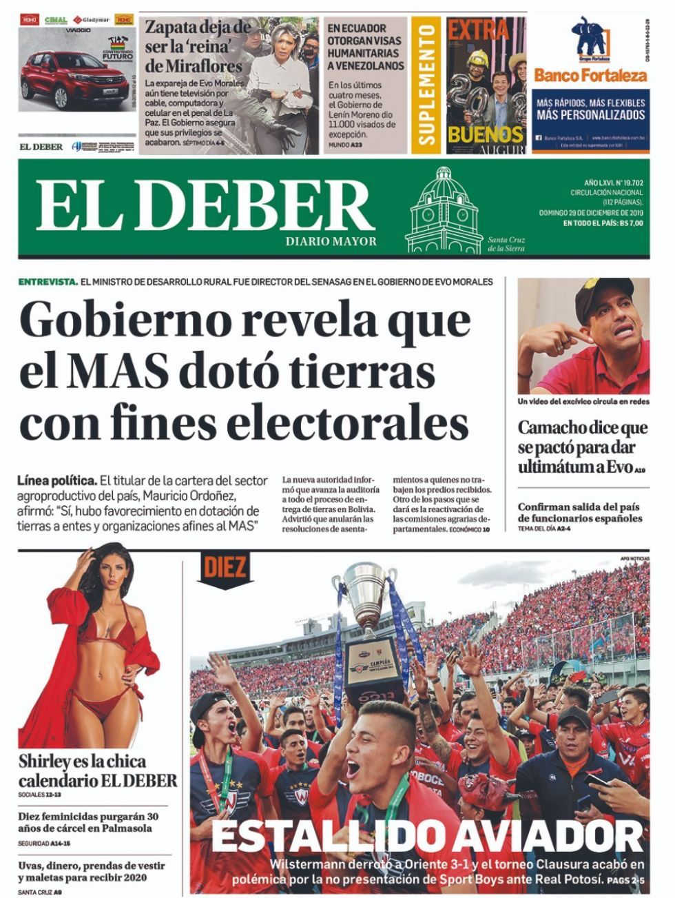 El Deber, Santa Cruz.