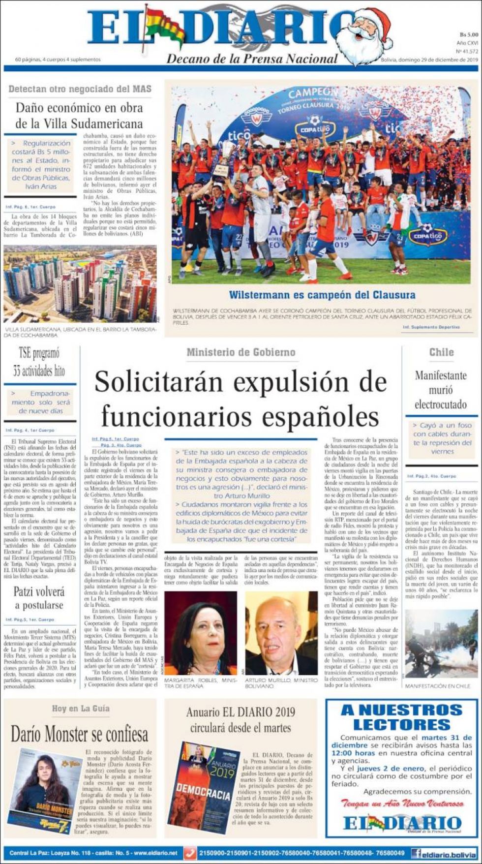 El Diario, La Paz.