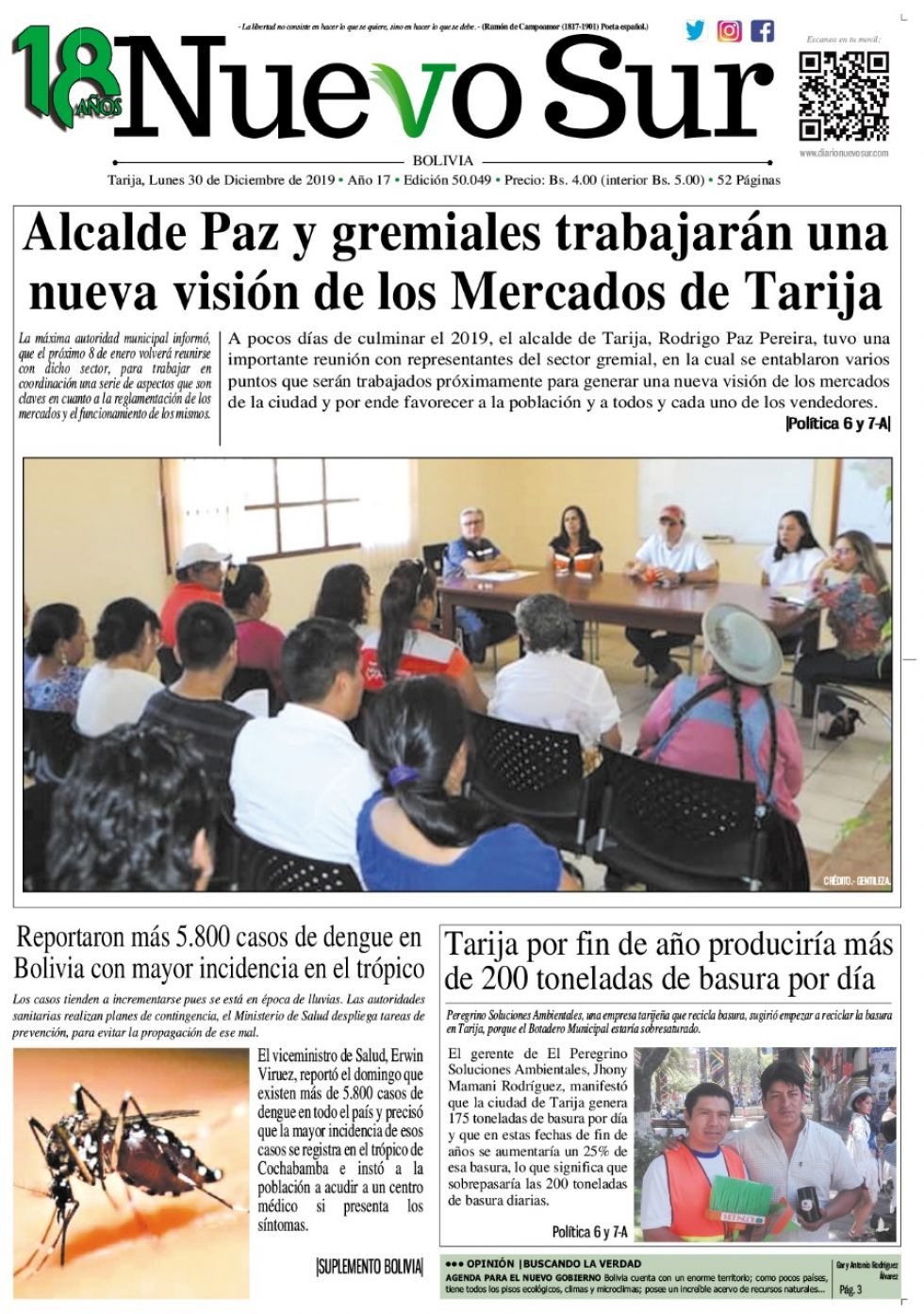 Nuevo Sur, Tarija.