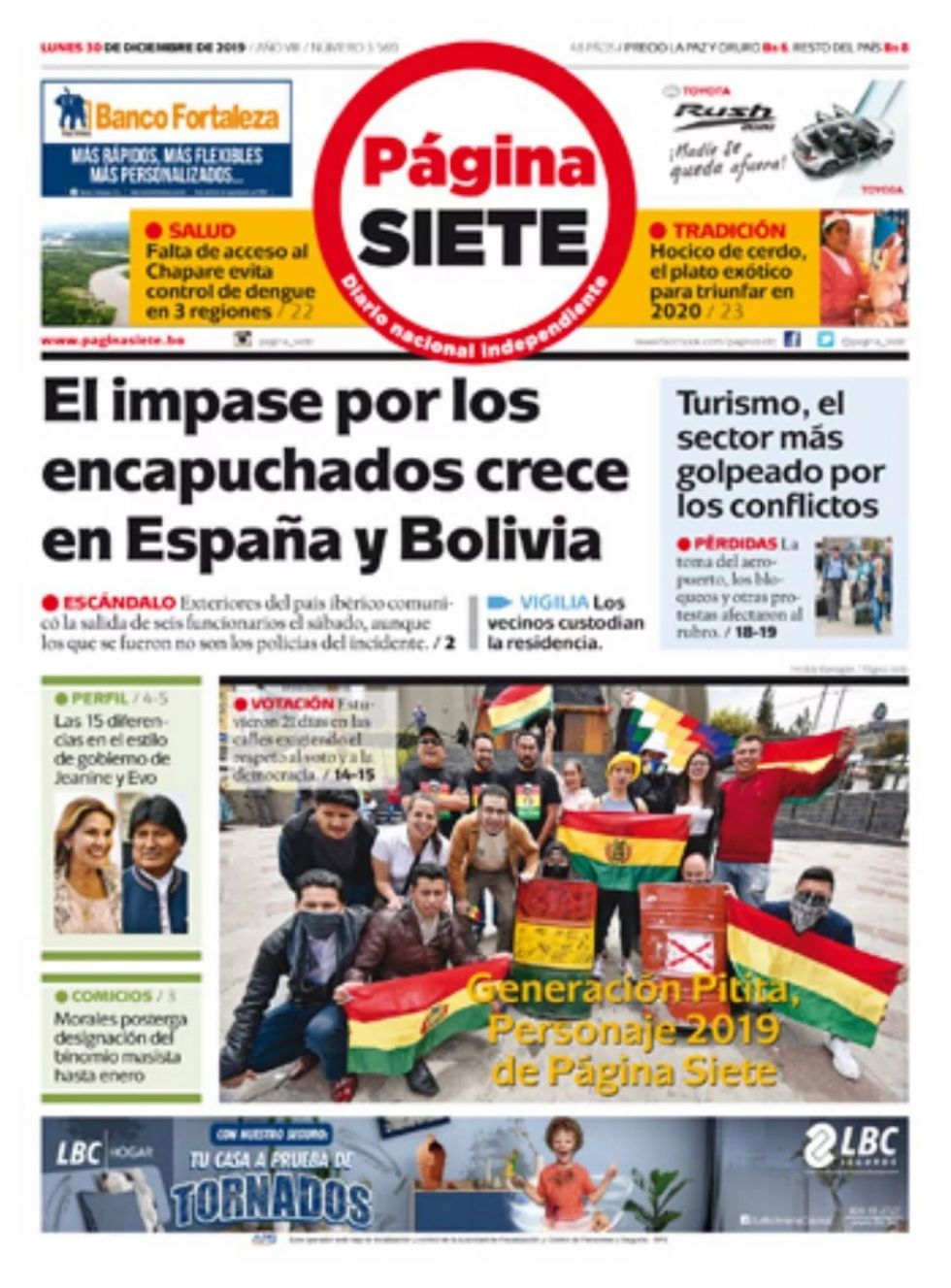 Página Siete, La Paz.