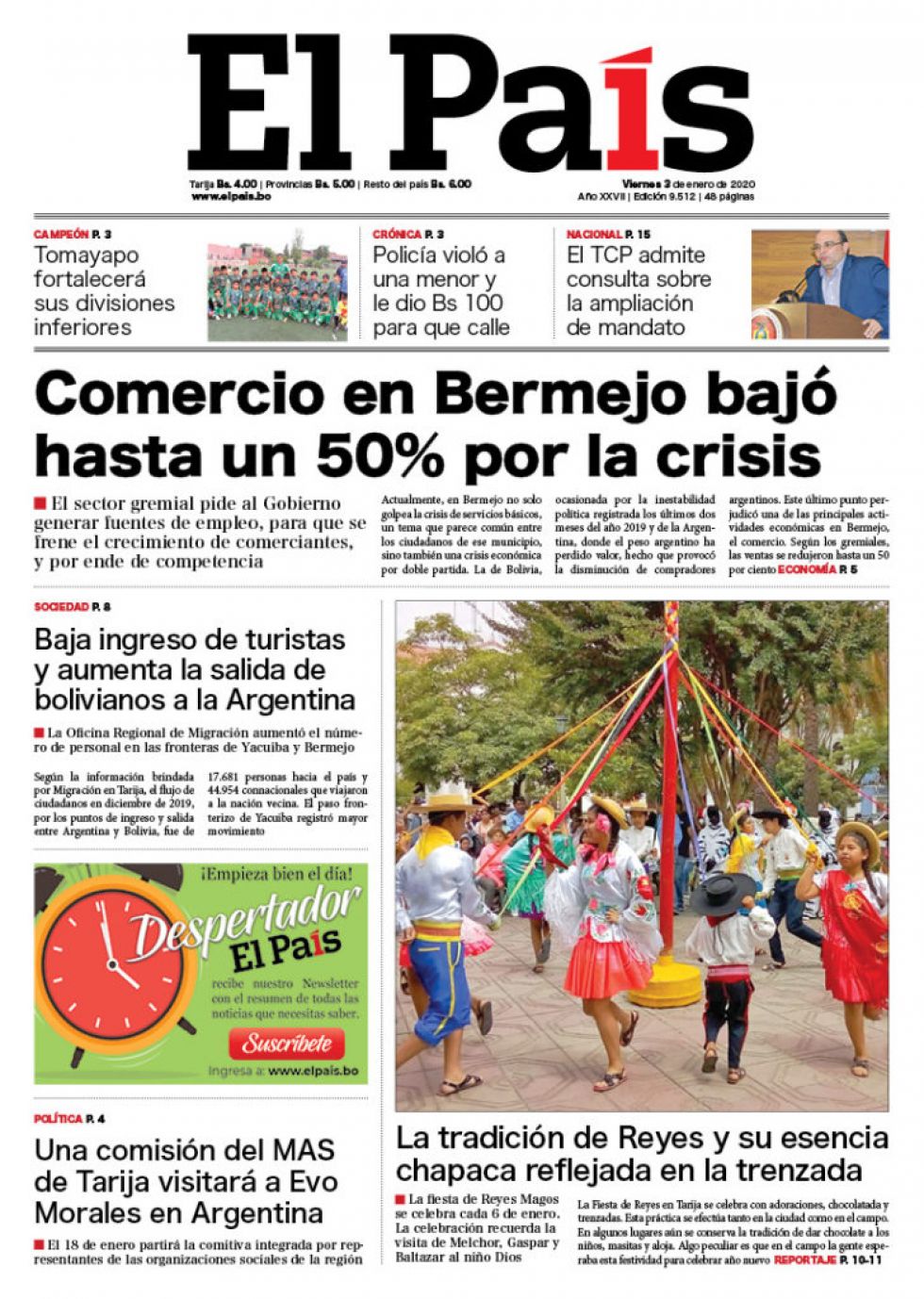 El País, Tarija.