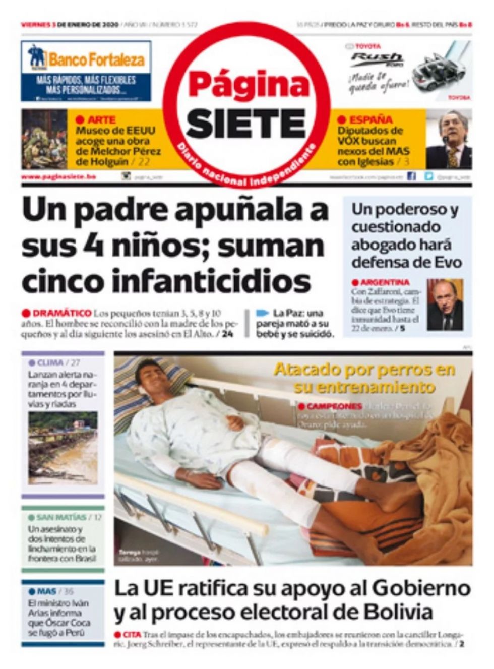 Página Siete, La Paz.