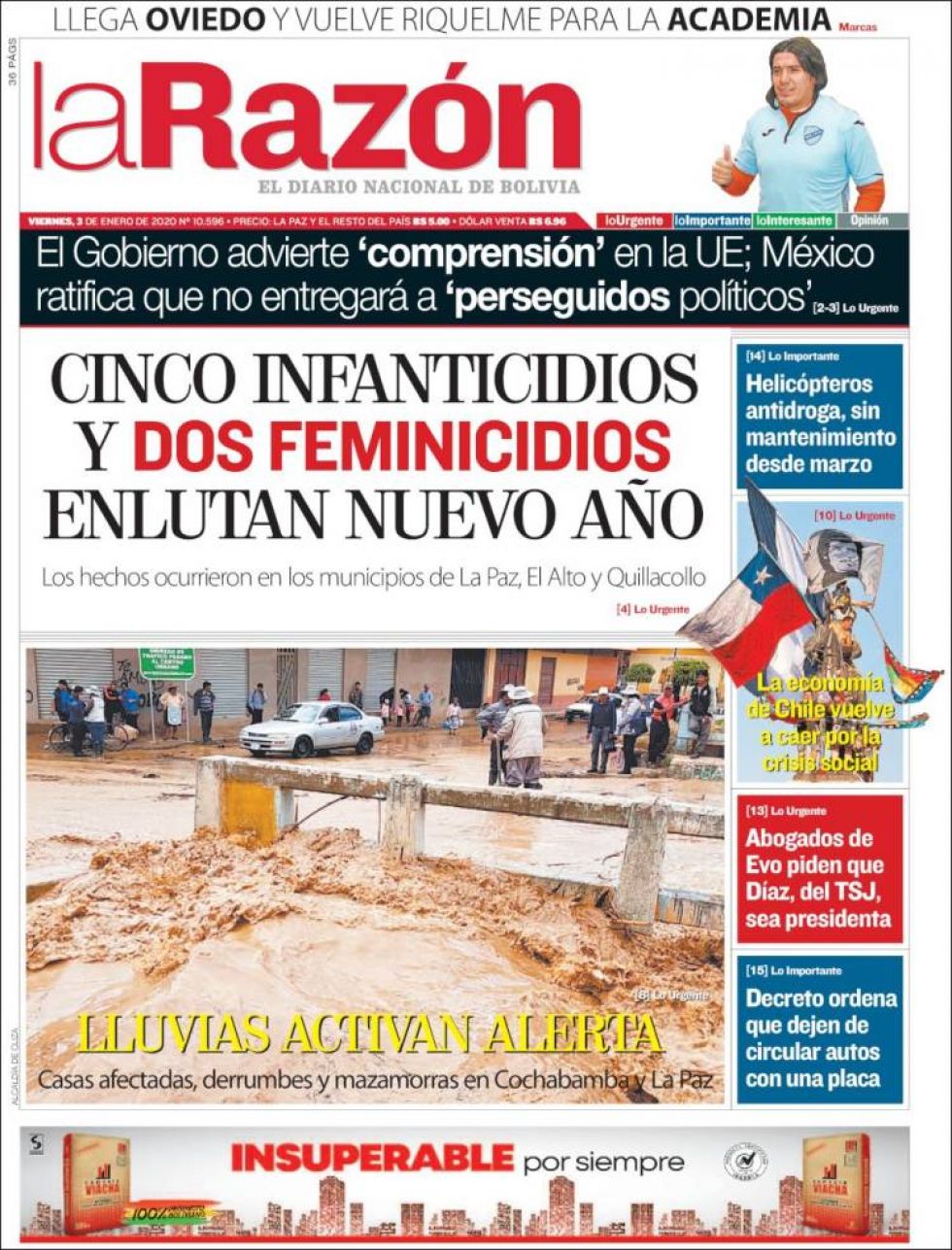 La Razón, La Paz.