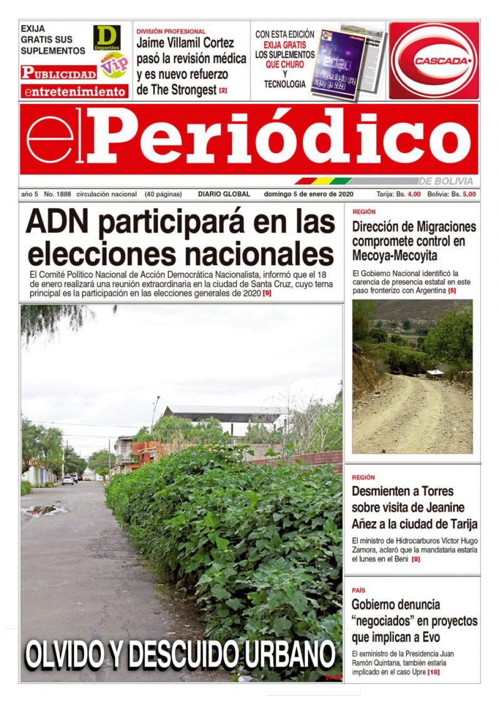 El Periódico, Tarija.