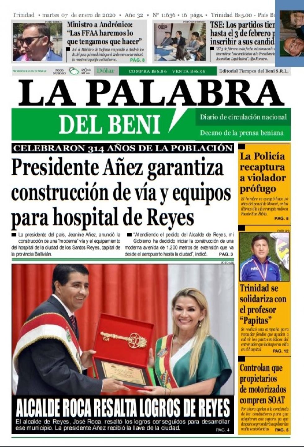 La Palabra del Beni.
