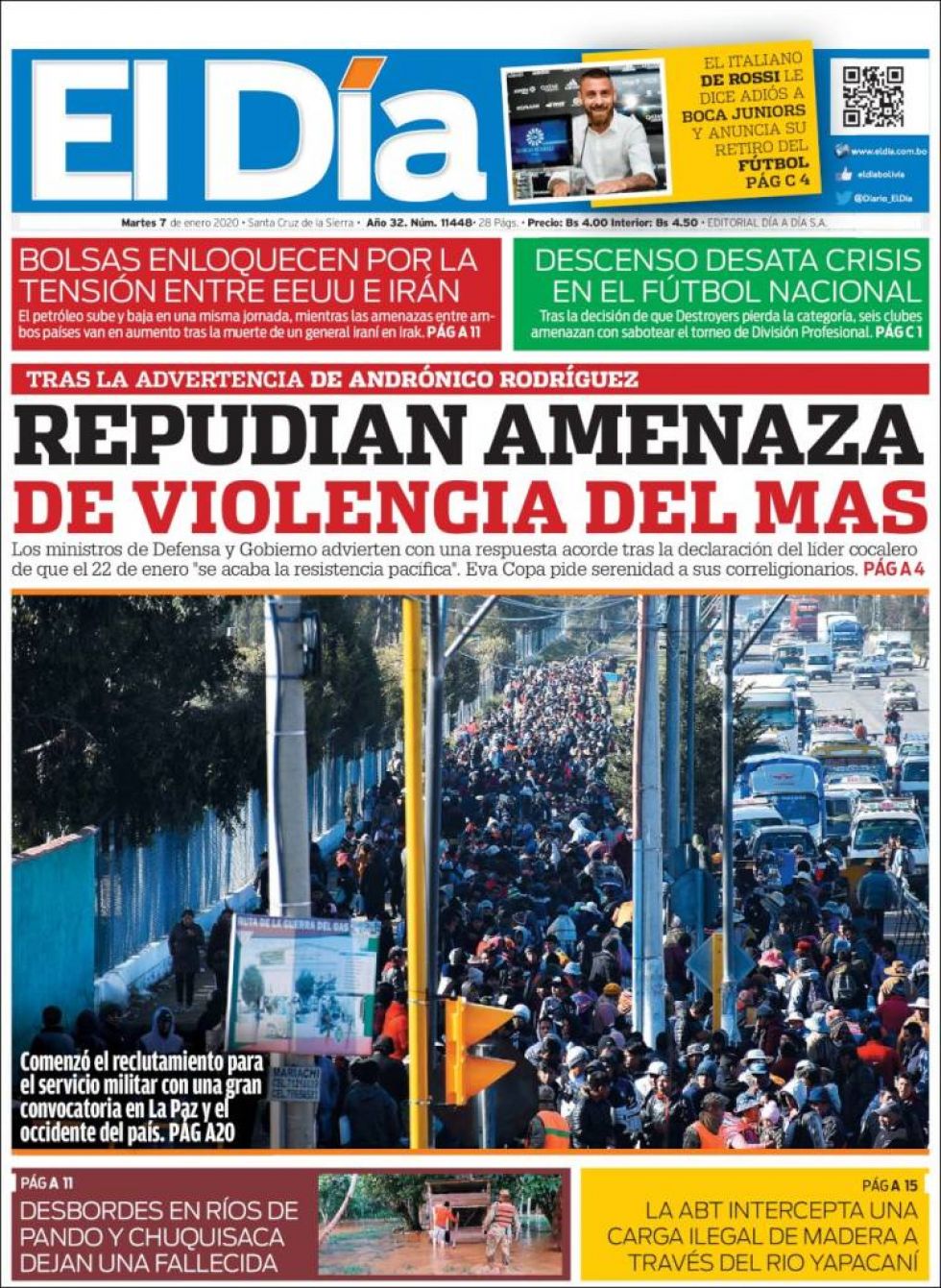 El Día, Santa Cruz.