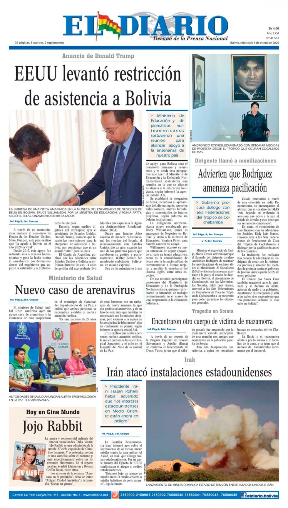 El Diario, La Paz.