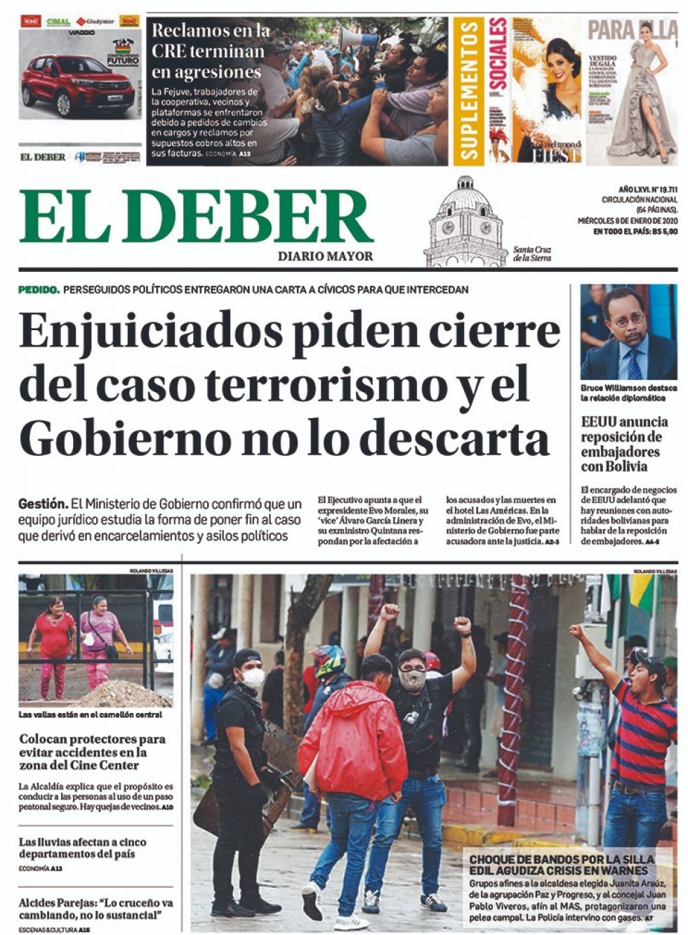 El Deber, Santa Cruz.