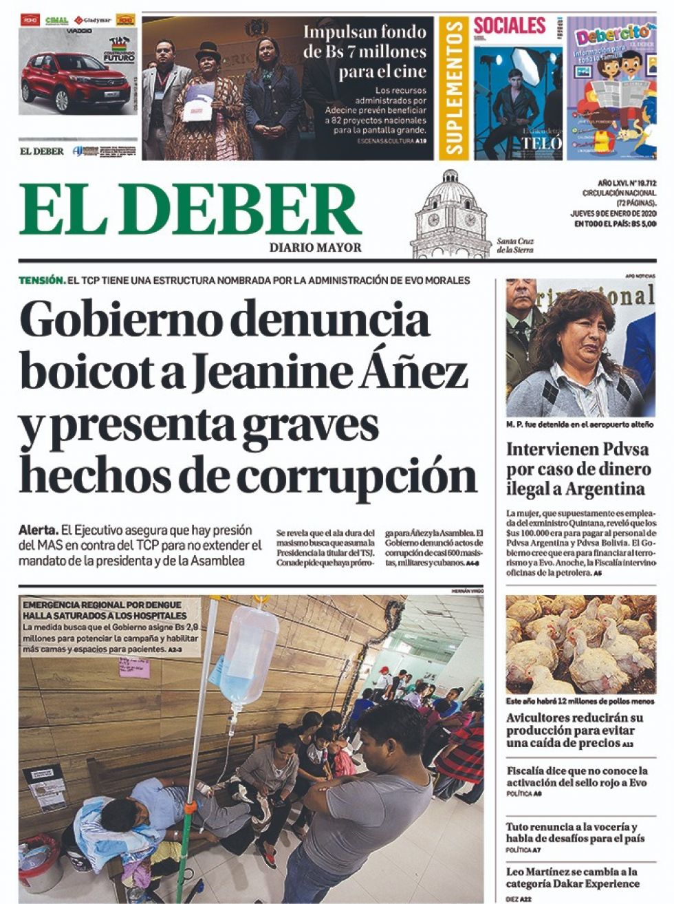El Deber, Santa Cruz.