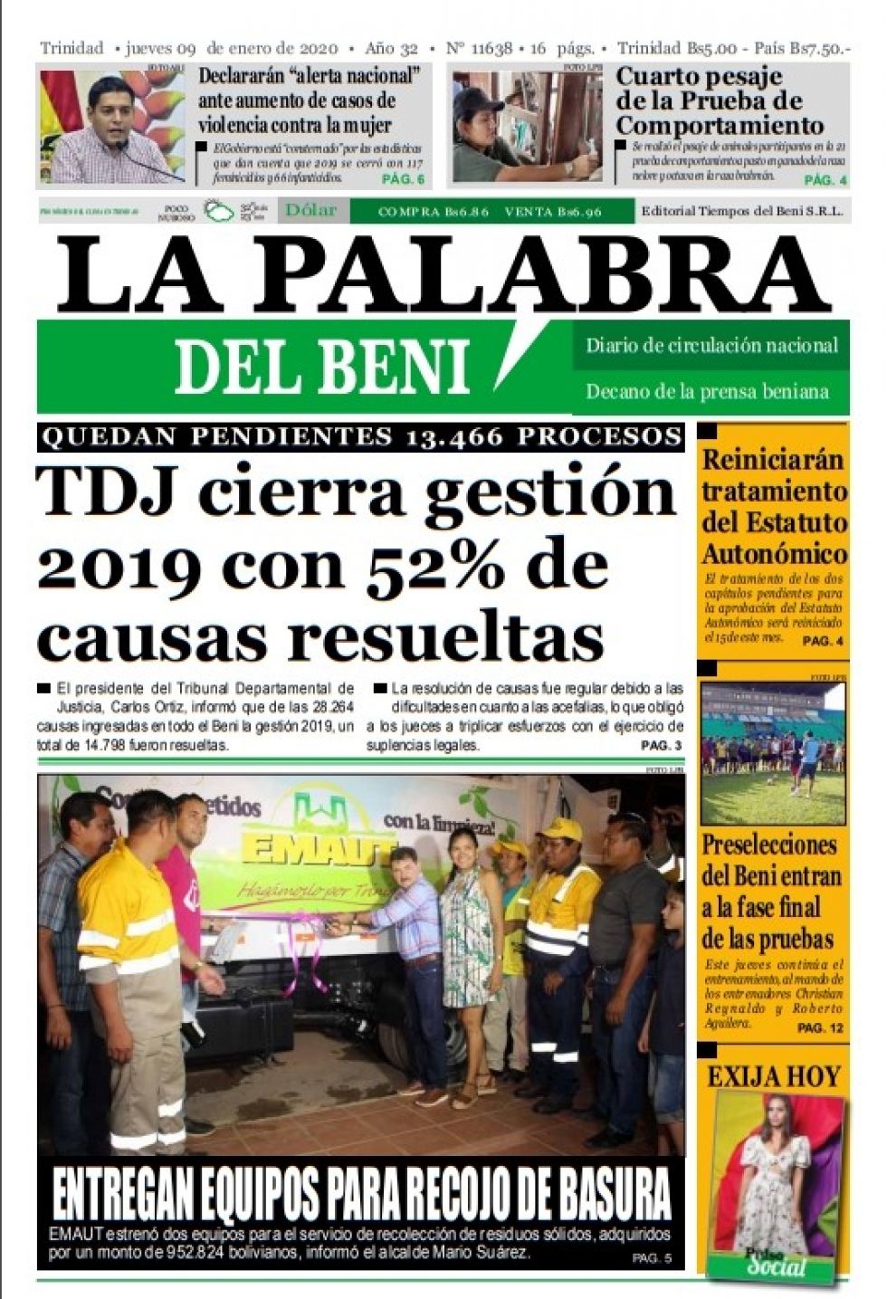 La Palabra del Beni.