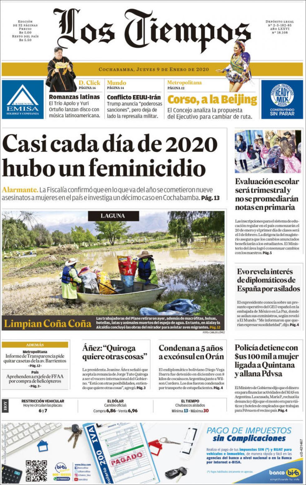 Los Tiempos, Cochabamba.