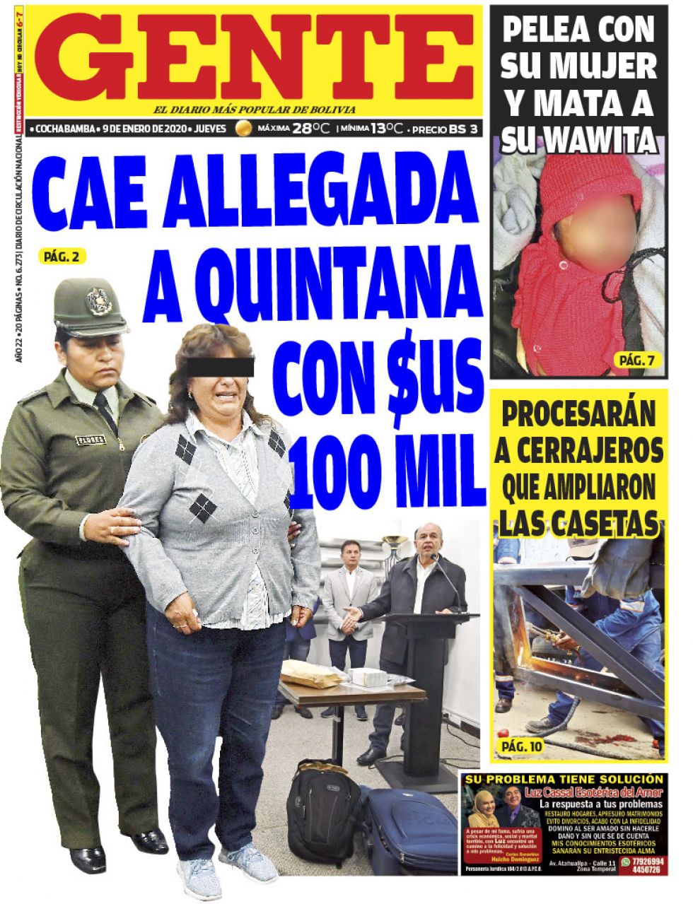 Gente, Cochabamba.