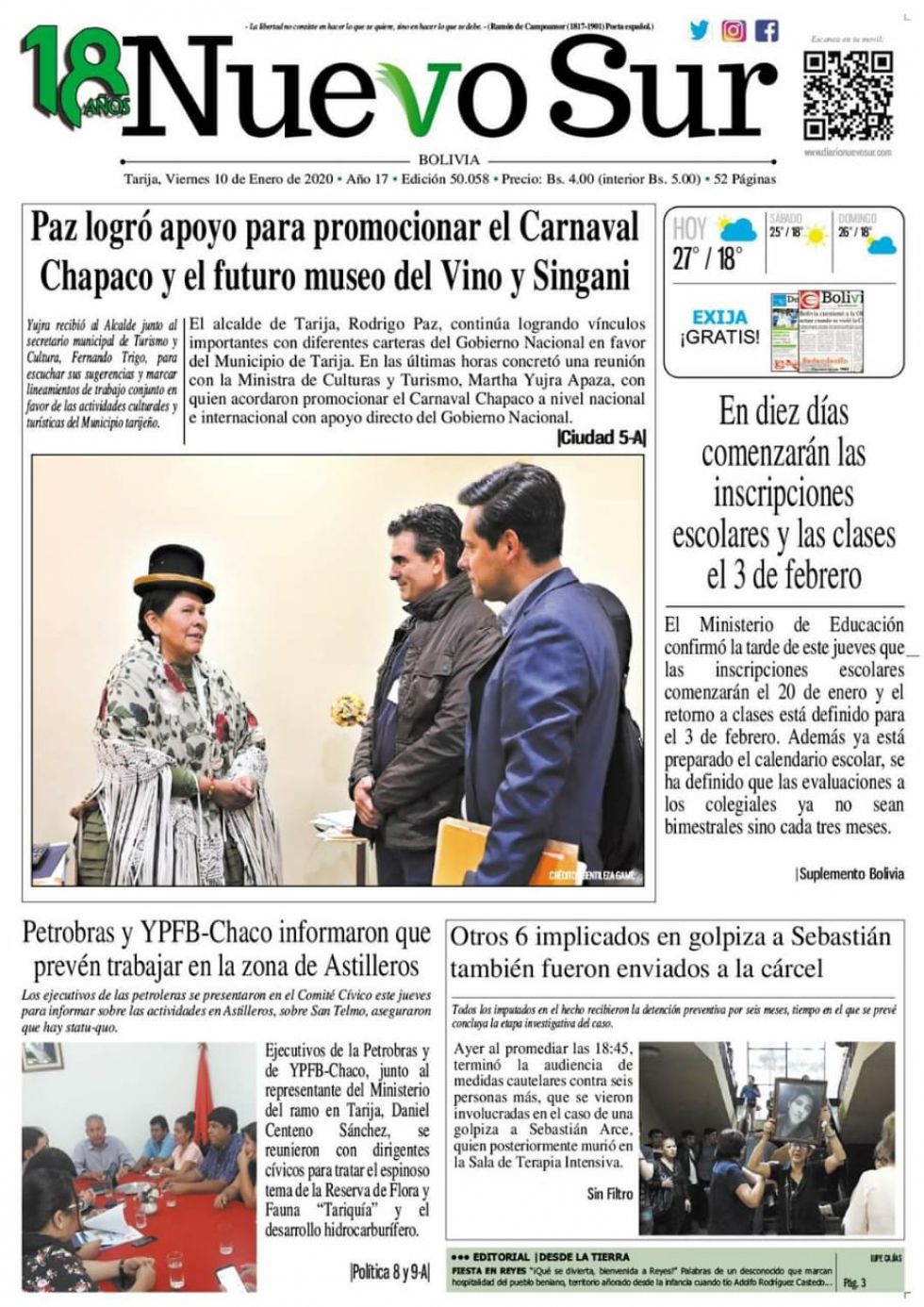 Nuevo Sur, Tarija.