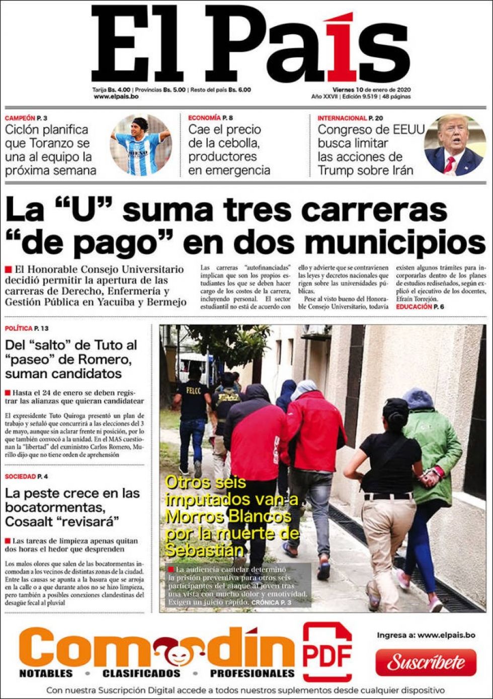 El País, Tarija.