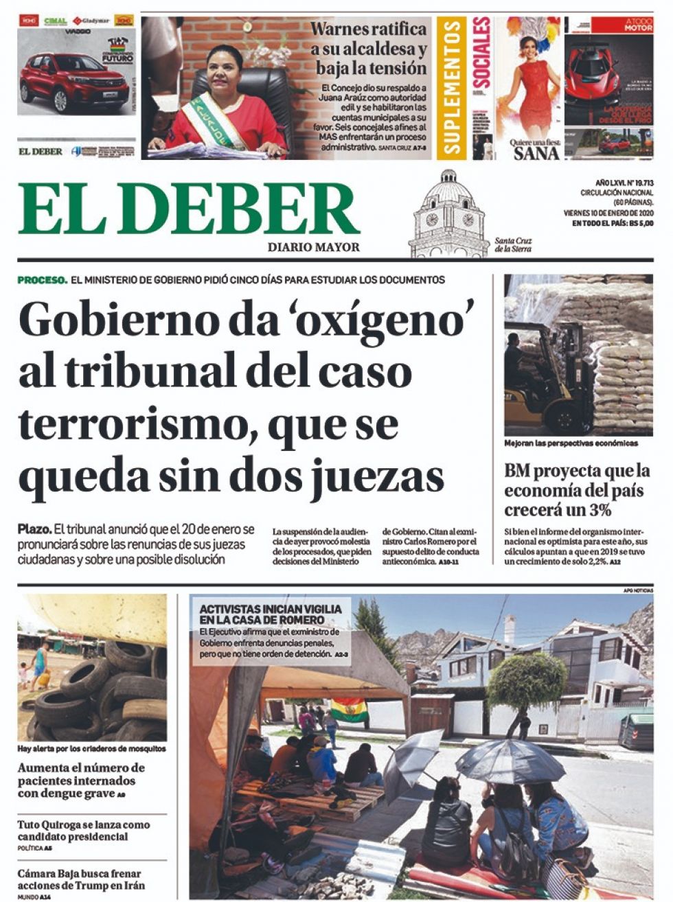 El Deber, Santa Cruz.