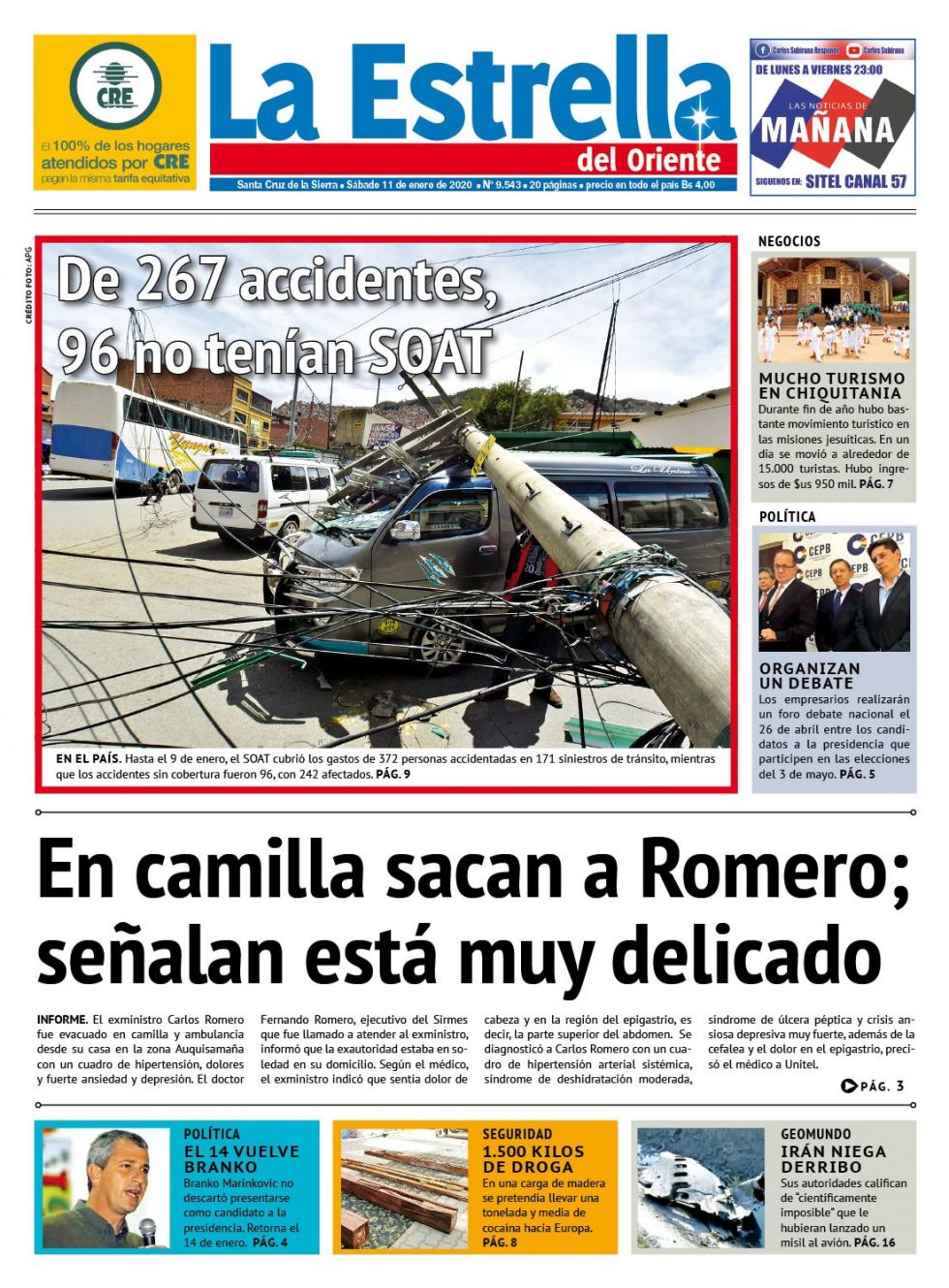 La Estrella del Oriente, Santa Cruz.