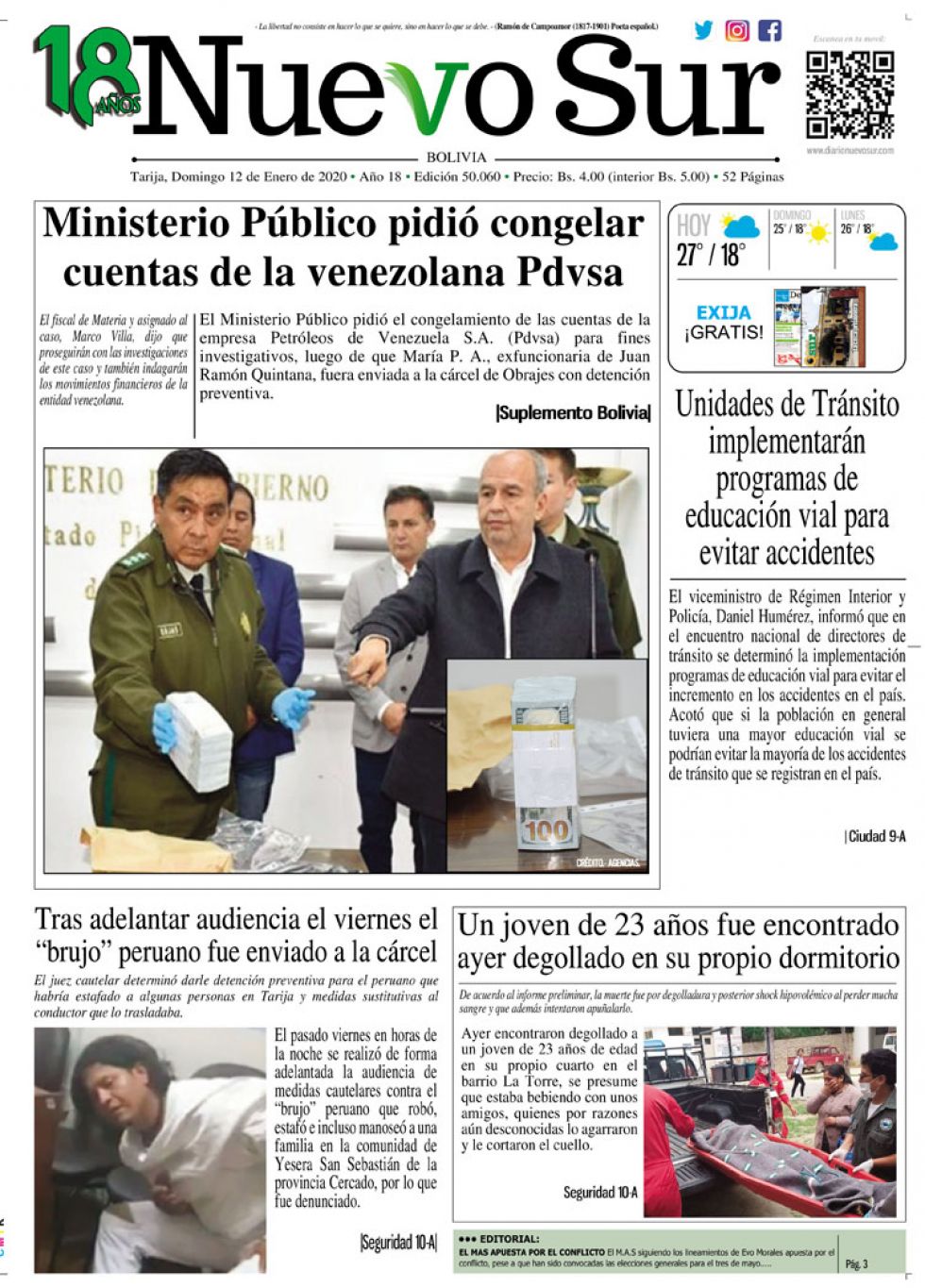 Nuevo Sur, Tarija.