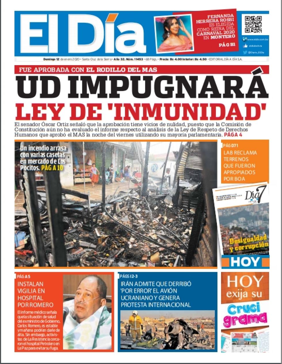 El Día, Santa Cruz.
