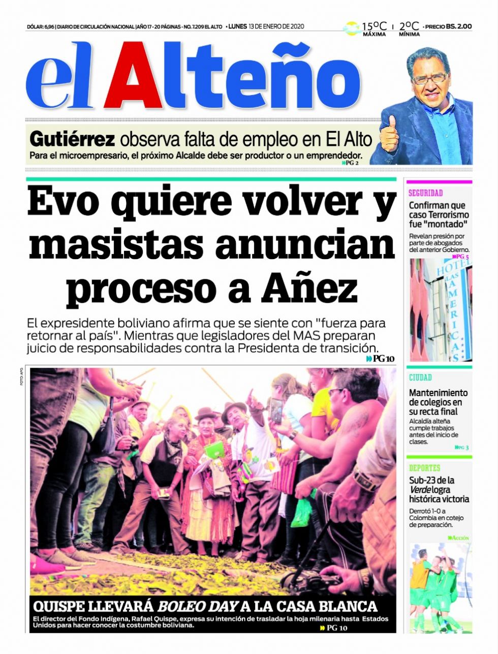 El Alteño, El Alto.