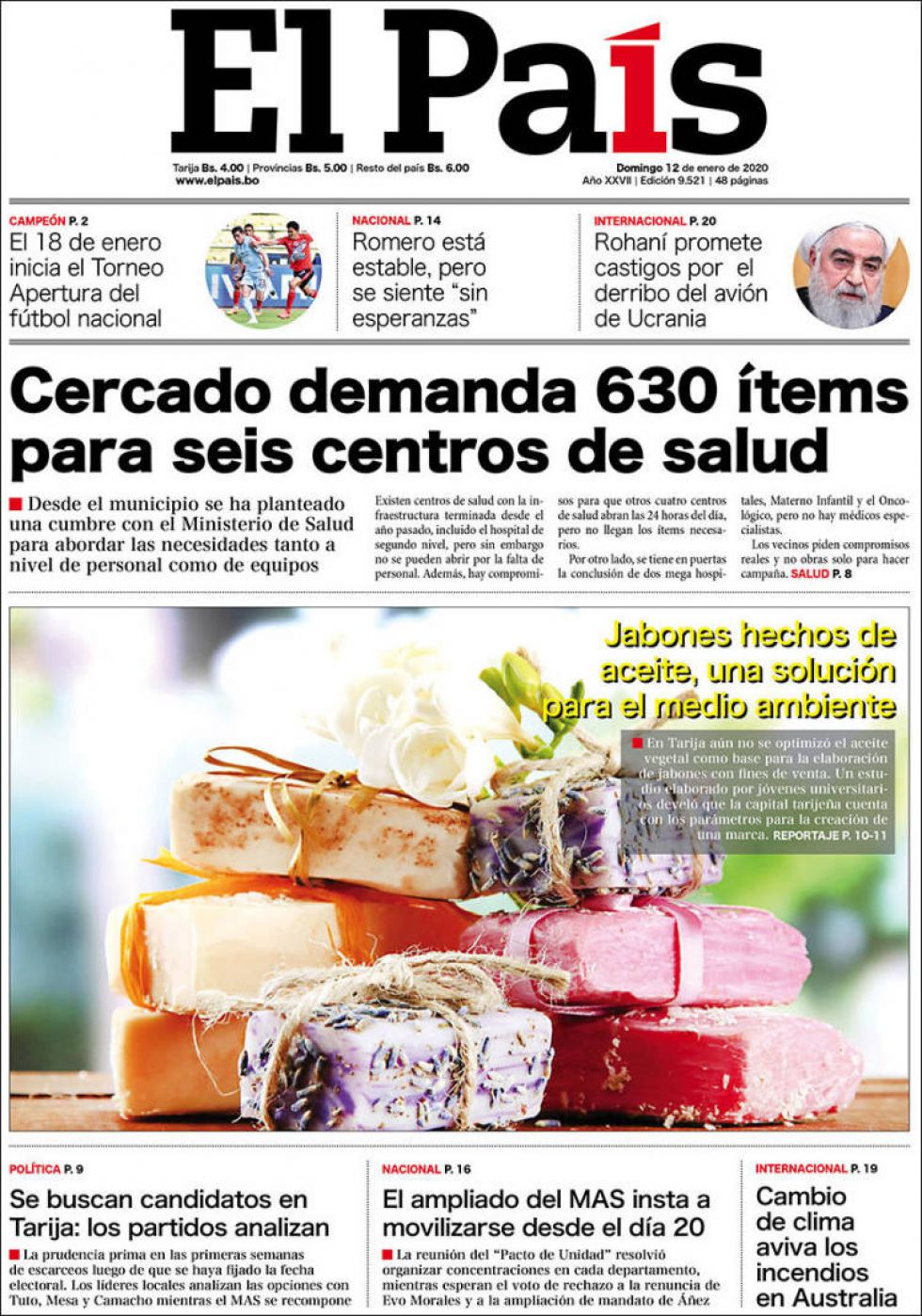El País, Tarija.